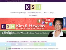 Tablet Screenshot of kimshawkins.com